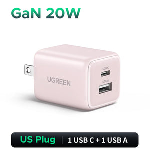 | イベント・ノベルティー用品 |  ミニ USB-C 充電器２ポート/20W