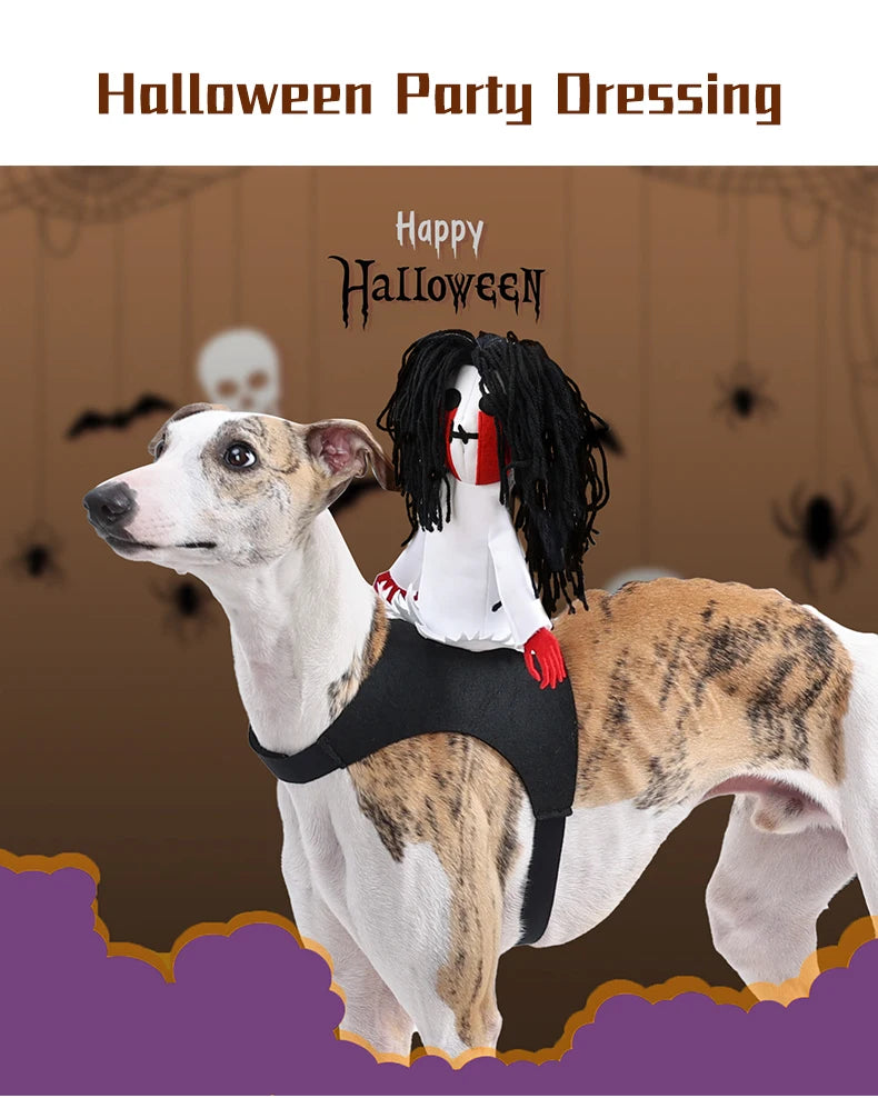 イベント・ハロウィングッズ｜大型犬用ライダーコスチューム