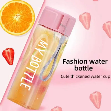 |イベント・ノベルティ用品 |ポータブル透明スクエアボトル | 500ml