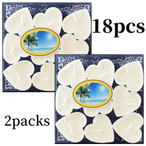 ハート型香り付きティーキャンドル 9個セット