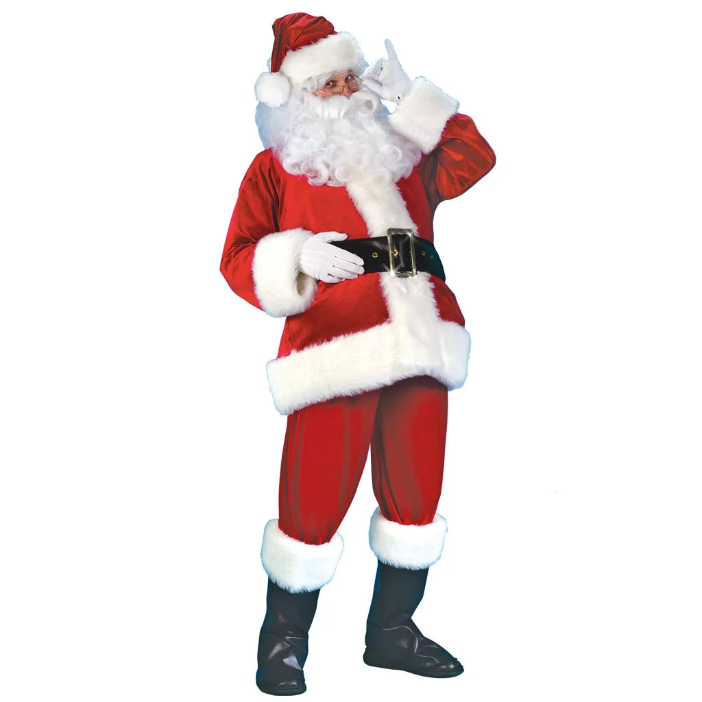 イベント・クリスマスグッズ｜大人用サンタクロースコスチューム7点セット(L～XXL)