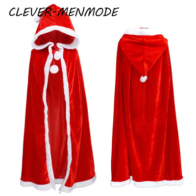 イベント・クリスマスグッズ｜クリスマス フード付きマントセット(丈120/150)｜誉PRINTING