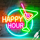 HAPPY HOUR LEDネオンサイン（ネオン看板） 調光可能