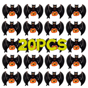 イベント・ハロウィン装飾｜こうもり＆クモ型バルーンセット(1～20個)