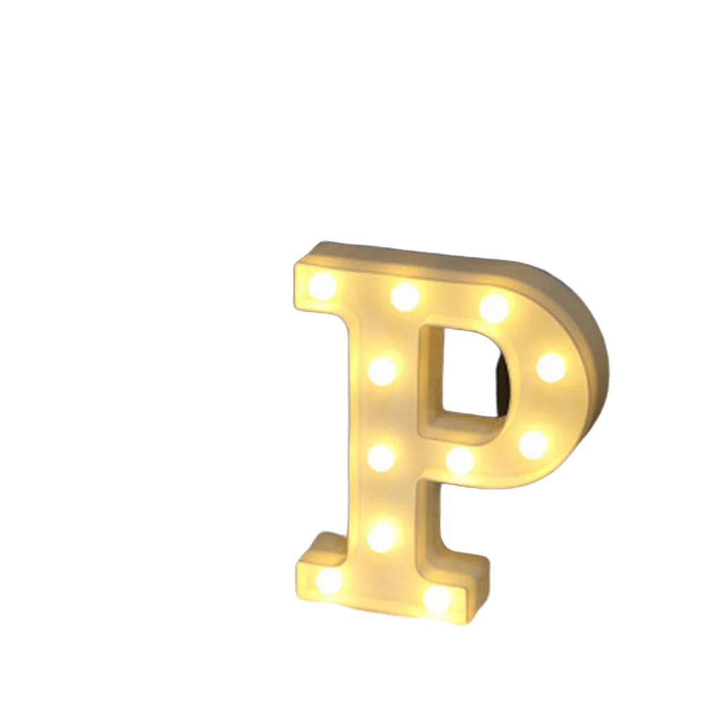 【LED装飾】LEDライト・デコレーションライト（ハート/アルファベット/数字）