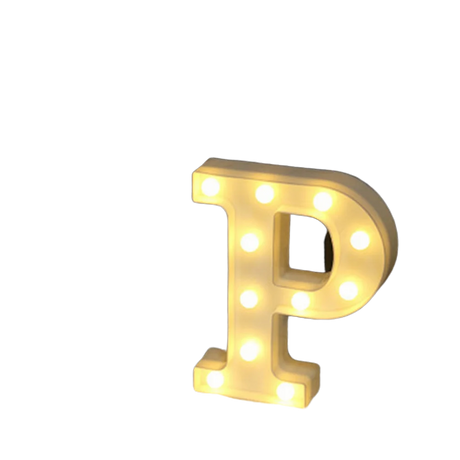 【LED装飾】LEDライト・デコレーションライト（ハート/アルファベット/数字）