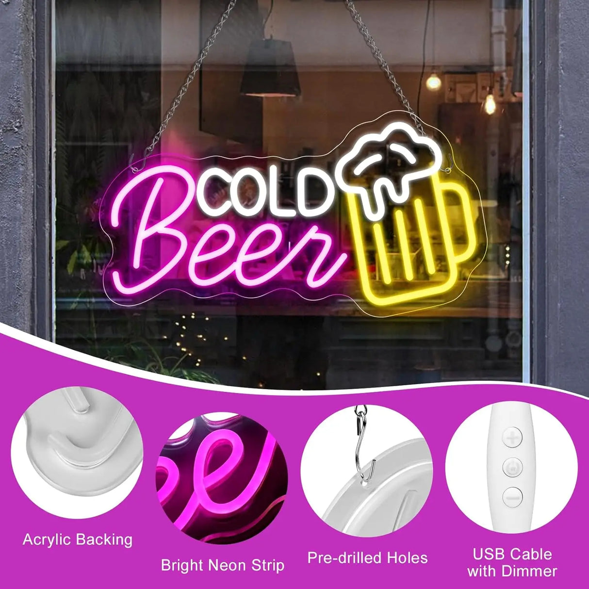 COLD Beer ネオンサイン