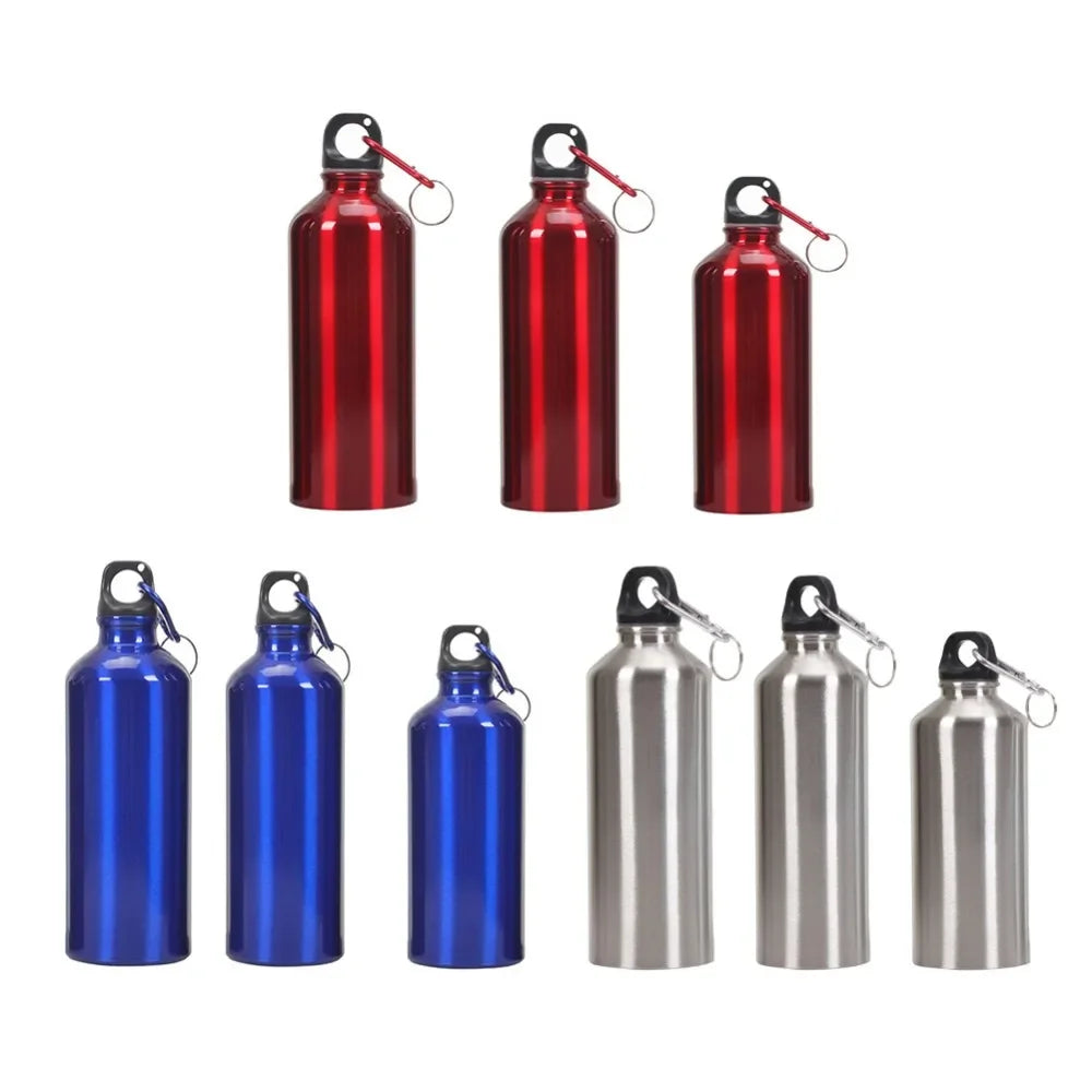 |イベント・ノベルティ用品 | アルミ製スポーツウォーターボトル 蓋付き | 400ml/500ml/600ml