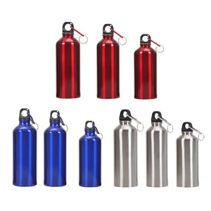|イベント・ノベルティ用品 | アルミ製スポーツウォーターボトル 蓋付き | 400ml/500ml/600ml
