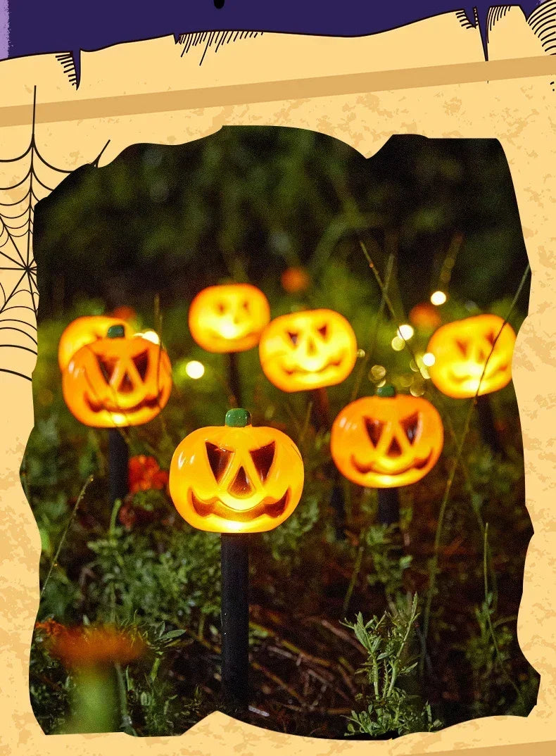 イベント・ハロウィングッズ｜ソーラーかぼちゃランタンライト