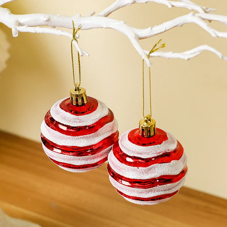 イベント・クリスマス装飾｜大型クリスマスツリーボール 6個セット 6cm