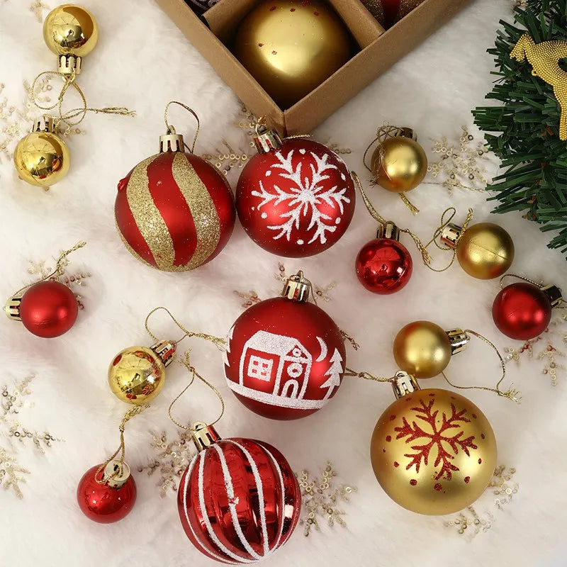 イベント・クリスマス装飾｜ボールオーナメント48個セット