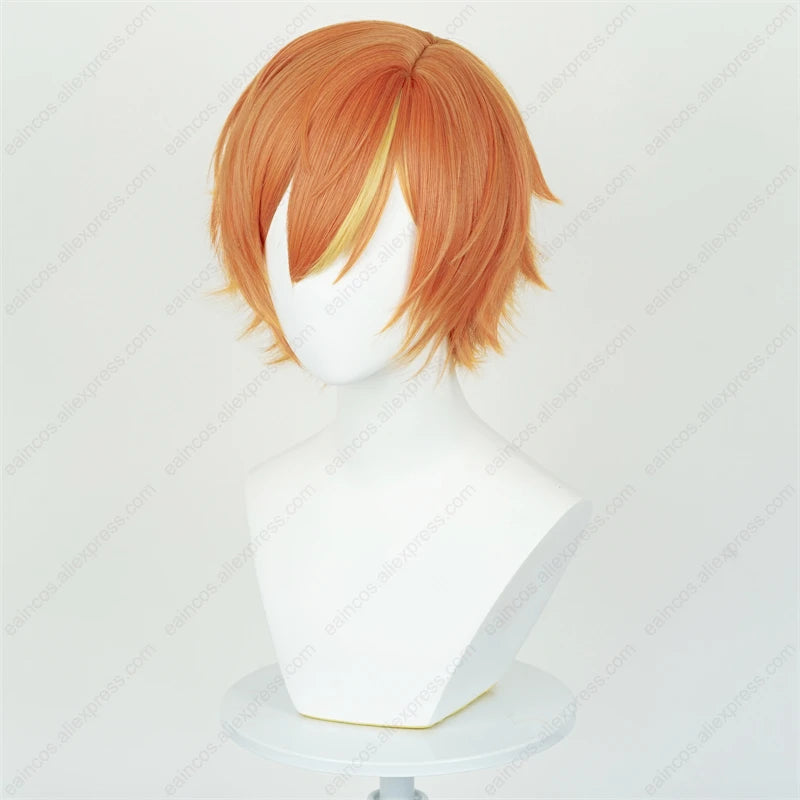 イベント・ハロウィングッズ｜東雲明人コスプレウィッグ オレンジ(30cm)