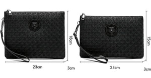 |イベント・ノベルティ用品 | 高品質PUレザーメンズビジネスクラッチバッグ