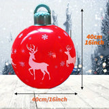 イベント・クリスマス装飾｜40cm PVCデコレーションボール