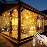 イベント・クリスマス装飾｜LEDカーテンライト USB接続(幅3M/6M)