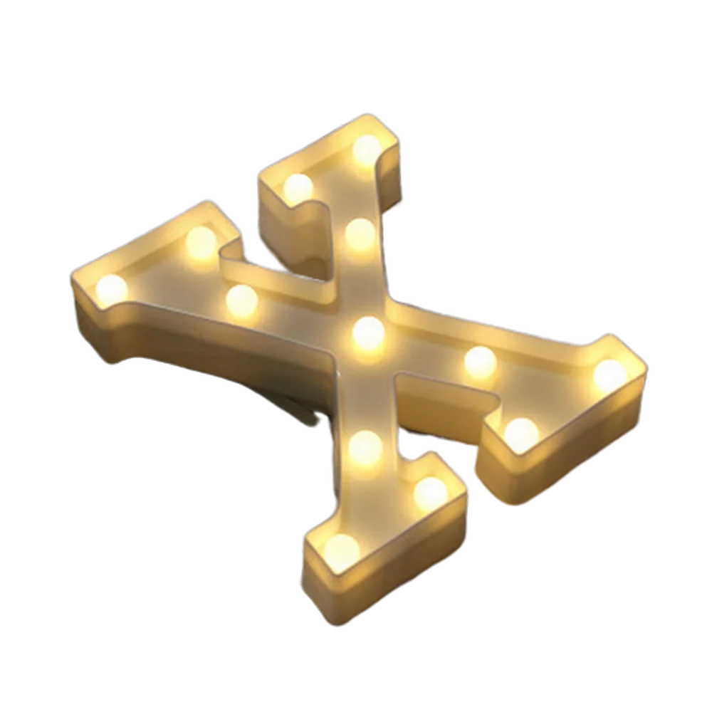 【LED装飾】LEDライト・デコレーションライト（ハート/アルファベット/数字）