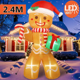 イベント・クリスマス装飾｜ジンジャーブレッドマン インフレータブル 2.4m
