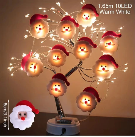 イベント・クリスマス装飾｜LEDスノーマンクリスマスガーランドライト(1.65M～3M)