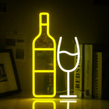 Bar／OPEN／Beer／Cheers／Cacktails　LEDネオンサイン（ネオン看板）