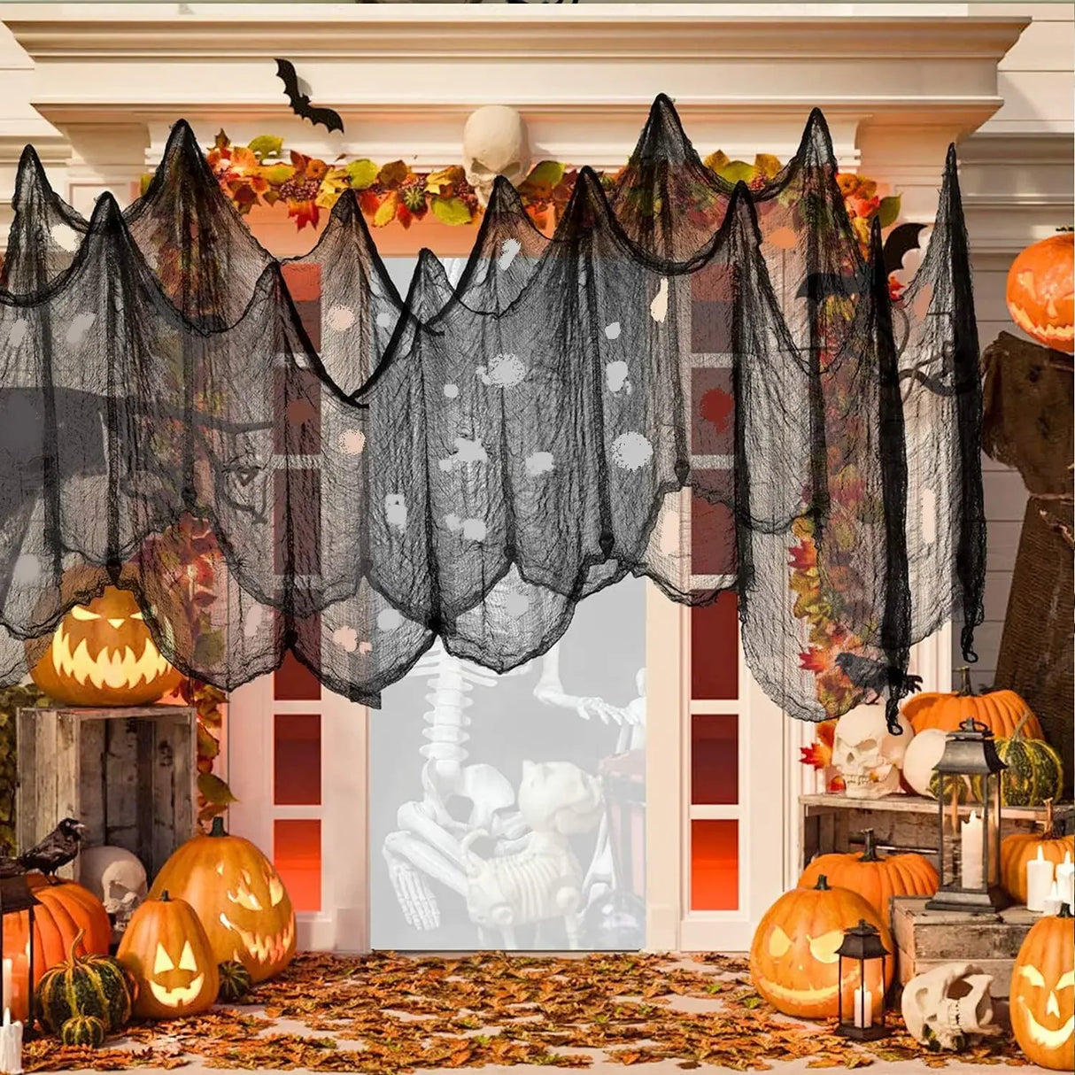 イベント・ハロウィン装飾｜ハロウィンホラー系装飾用ネット(183cx76c)