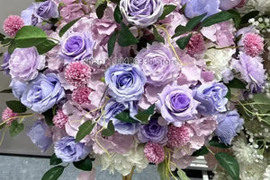 ロマンティックパープル フラワーデコレーション