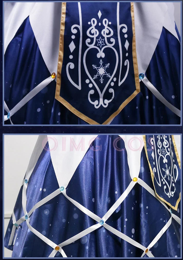 イベント・ハロウィングッズ｜雪ミク コスプレ衣装セット／ウイッグ（Ｓ～XXL)