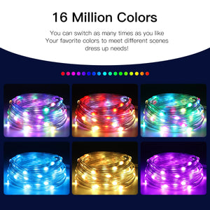 イベント・クリスマス装飾｜Bluetooth対応　LEDストリングライト(5m/10m/15m/20m)
