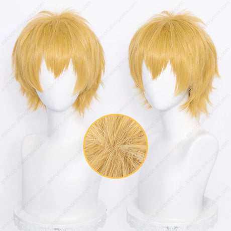 イベント・ハロウィングッズ｜デンジ風コスプレ用 耐熱ウィッグ（30c）