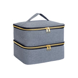 |イベント・ノベルティ用品 | 2段式ネイル・コスメ用収納用バック | W24×H18×D21cm