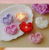 ハート型香り付きキャンドル バレンタインギフト