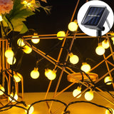 イベント・クリスマス装飾｜ソーラー式 LEDストリングライト 8モード (5m/7m/12m)