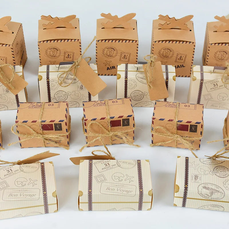 |イベント・ノベルティ用品 | スーツケース・エアメール型ギフトボックス10個セット