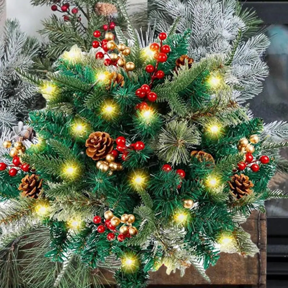 イベント・クリスマス装飾｜8モードライト付き 工クリスマスパインツリー