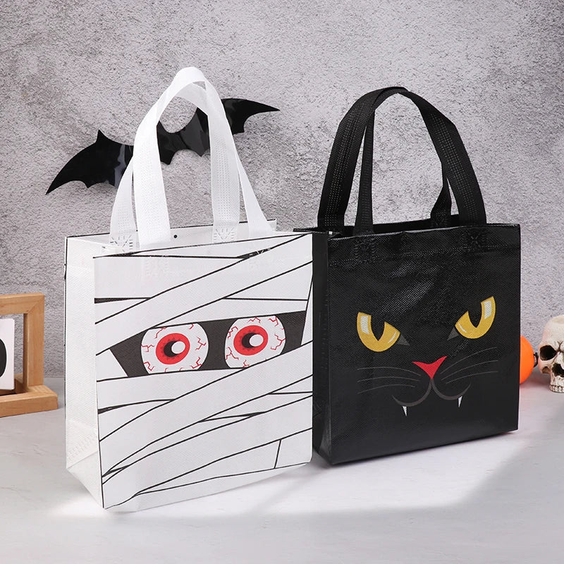 イベント・ハロウィングッズ｜不織布お菓子トートバッグセット