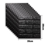 【DIY用】レンガ風ステッカー 35x38cm(10pcs）