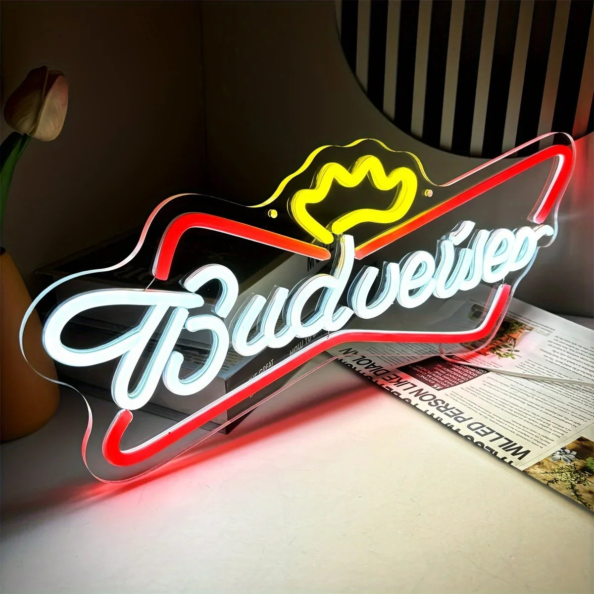 Mercさん専用☆激レア☆ヴィンテージバドワイザーネオン管 Budweiser
