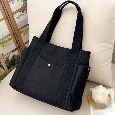 |ノベルティ用品 | ファスナー付きキャンバストートバッグ