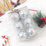 イベント・クリスマス装飾｜シルバークリスマスボール6個セットオーナメント