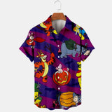 イベント・ハロウィングッズ｜ディズニーミッキー柄シャツ(S～5XL)