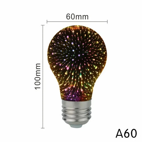 【E27 LEDエジソン電球】カラフルなバブル型ヴィンテージデザイン