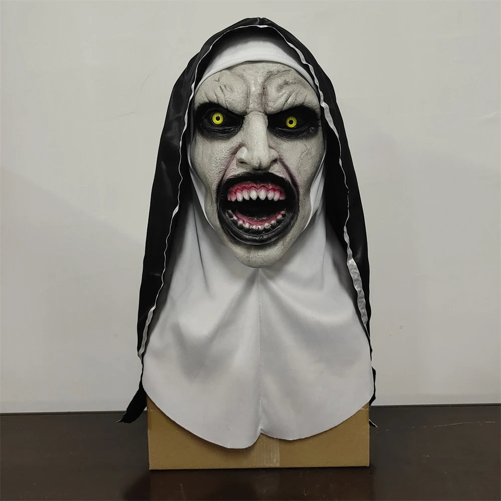 イベント・ハロウィングッズ｜ホラー修道女風マスク