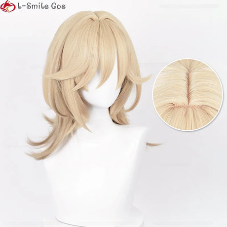 イベント・ハロウィングッズ｜耐熱コスプレ用 金髪ウィッグセット (50cm)