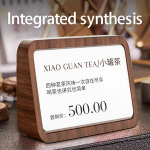 無垢材縦型カードホルダーディスプレイ