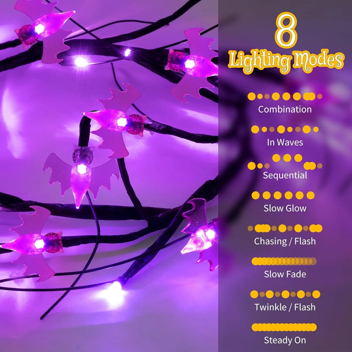 イベント・パーティー装飾｜LED パンプキン＆クモの巣型ストリングライト