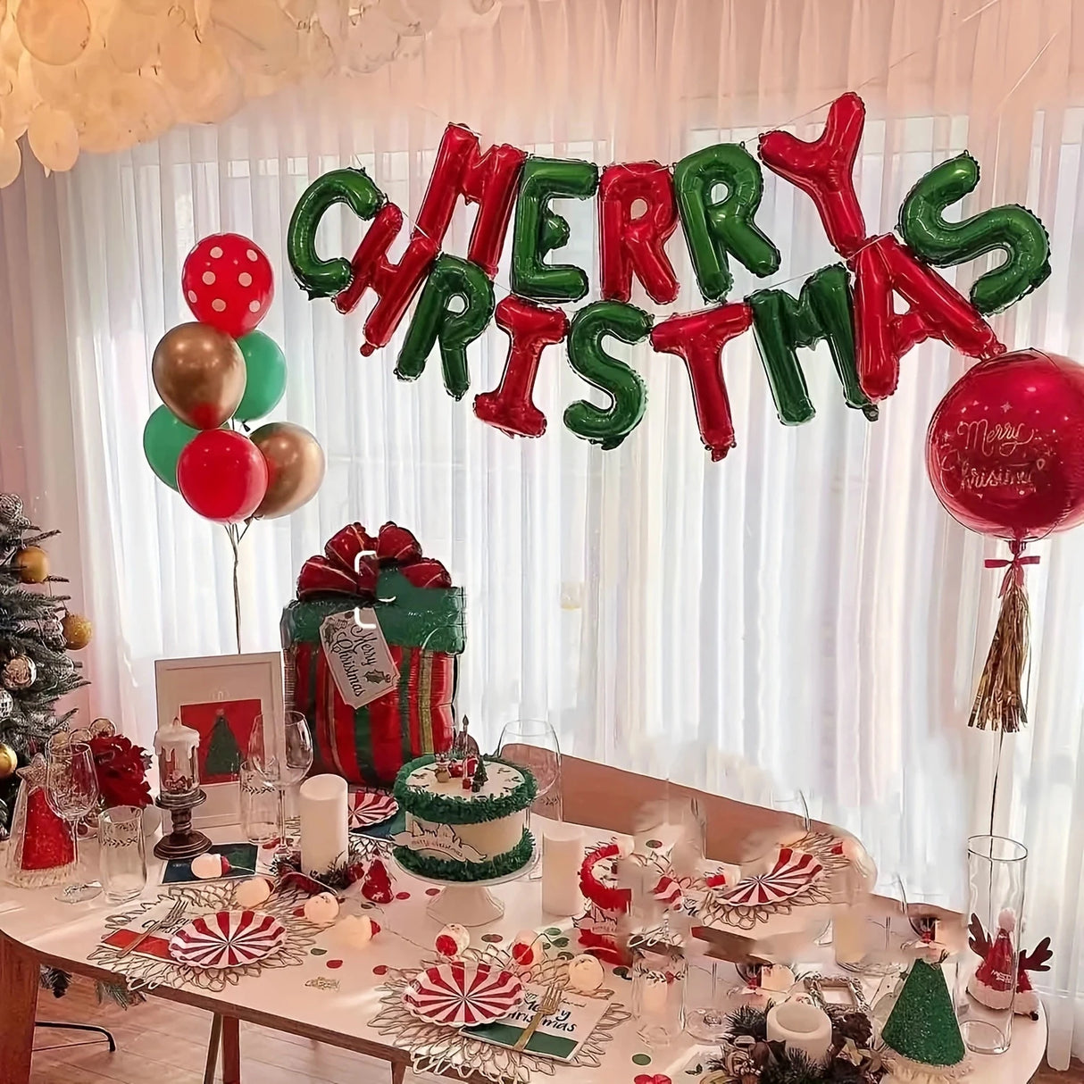 イベント・クリスマス装飾｜クリスマスレター アルミフィルムバルーン