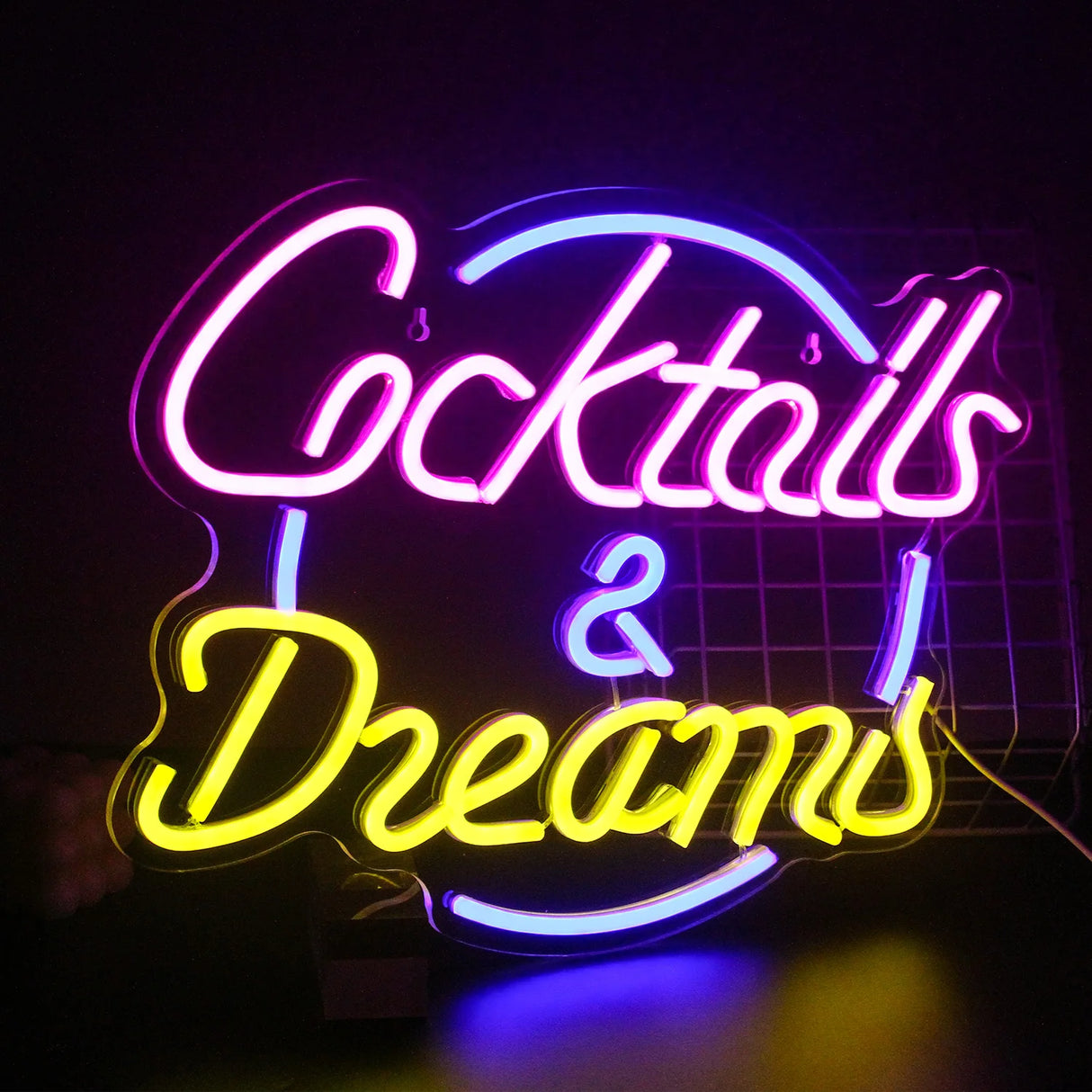 Bar／OPEN／Beer／Cheers／Cacktails　LEDネオンサイン（ネオン看板）