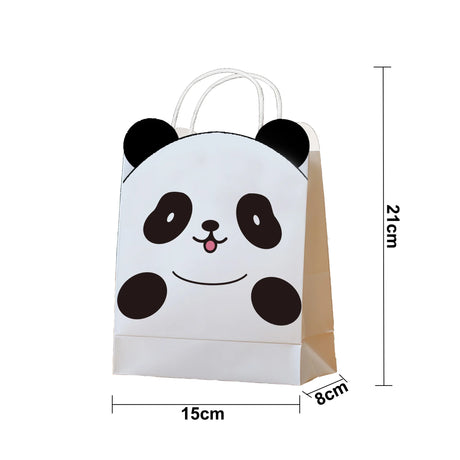 |ノベルティ用品 | パンダ柄ギフトバッグセット | W15×H21×D8c