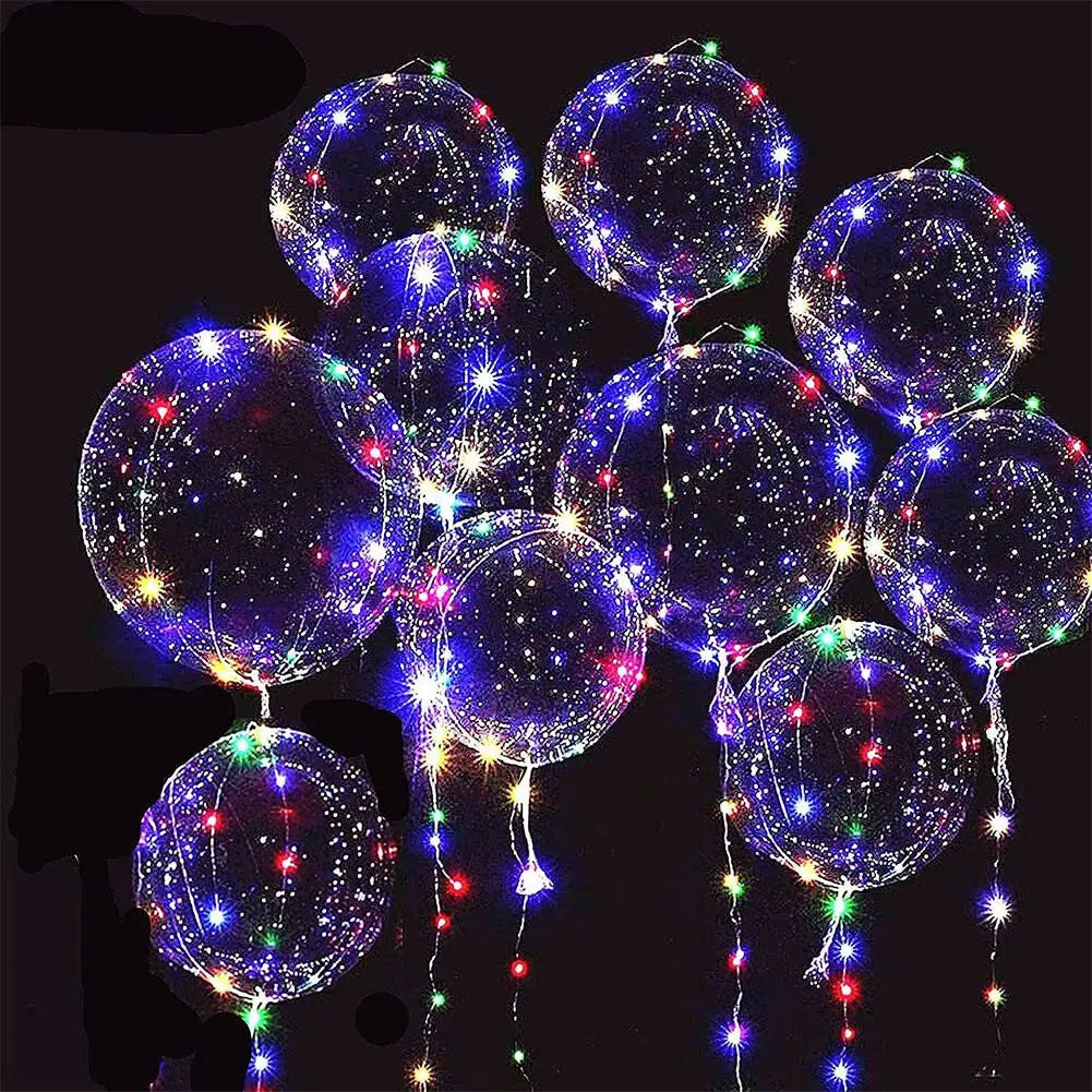 イベント・クリスマス装飾｜LED光るバルーン 50cm 3セット