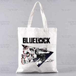 |ノベルティ用品 | ブルーロック柄プリント トートバッグ | 34×38c